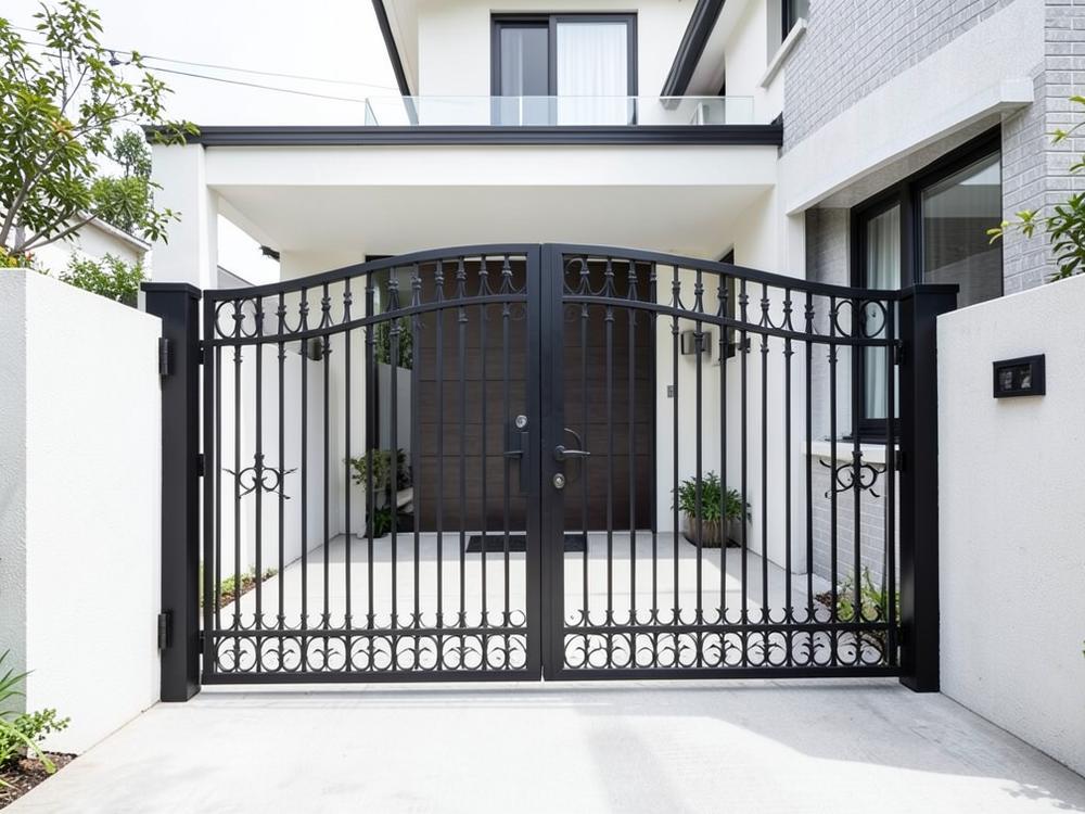 Portões, grades e corrimões metálicos